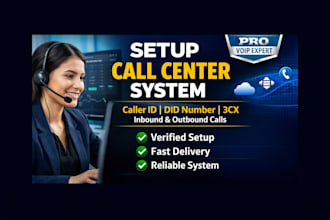 setup call center caller id did number 3cx inbound outbound call verified twilio