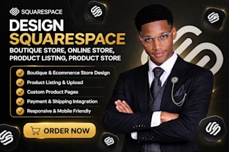 design squarespace boutique store, online store, product listing, product store