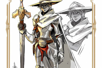 character design in comic style