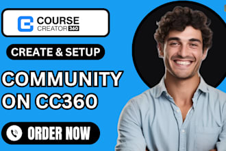 setup course creator 360 courses cc360 landing page sales funnel cc360 community