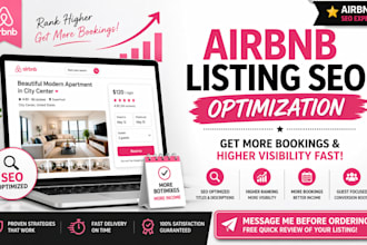 review, create and optimize your airbnb listing SEO to get more bookings