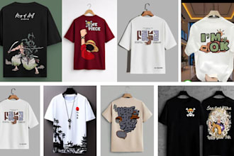 design streetwear clothing brand identity, tshirt graphics and apparel mockups