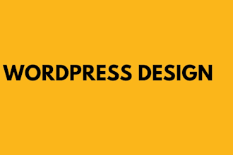 build wordpress website design