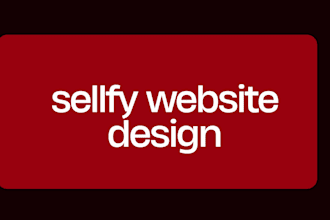 sellfy website design and redesign