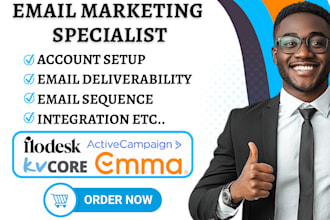 setup sendfox emma kvcore flodesk workflow activecampaign automation klaviyo va