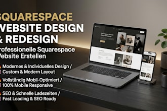 design, redesign, or revamp your squarespace website