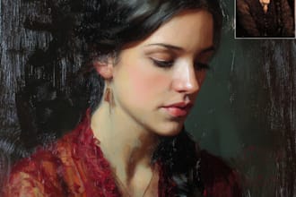 paint a real oil portrait