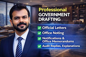create official letters office noting and reports
