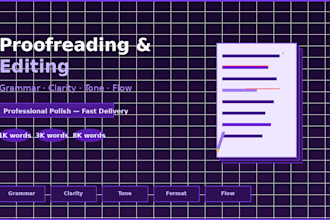 proofread, edit, and polish your document or written content