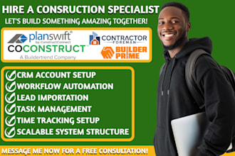 build planswift coconstruct builder prime crm contractor foreman automation