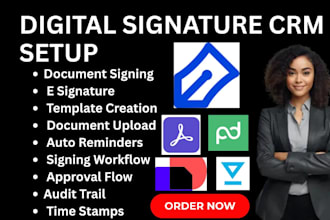 setup digital signature CRM docusign pandadoc hellosign adobesign rightsignature