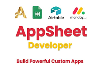 build appsheet mobile app, appsheet web app, appsheet automation