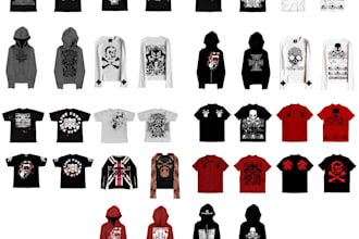 created merch and clothing design