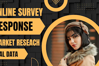 conduct online survey and market research for organic targeted response