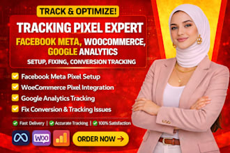 setup woocommerce pixel, facebook meta pixel, event tracking pixel, google pixel