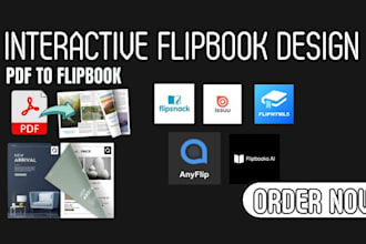 create an interactive flip book, digital magazine, convert pdf to flipbook