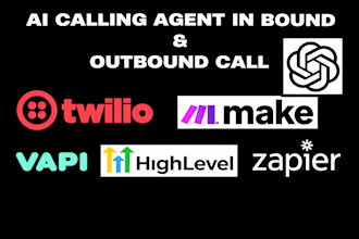 build ai voice cold calling agent inbound outbound twilio caller receptionist