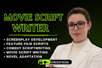 do movie script writing, screenplay screenwriting, movie script, scriptwriter