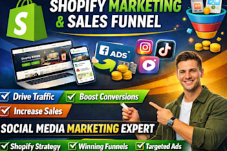 do shopify marketing shopify sale funnel socal media marketing