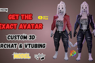 create furry vrchat avatar, nsfw vr character, 3d vtuber model, animaze setup