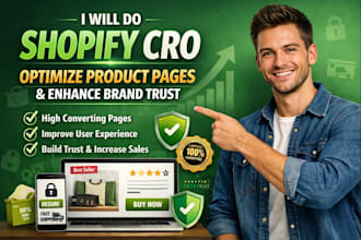 do shopify cro, optimize product pages, and enhance brand trust