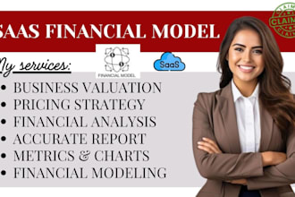 build saas financial model, ai saas project, startup valuation ,business plans
