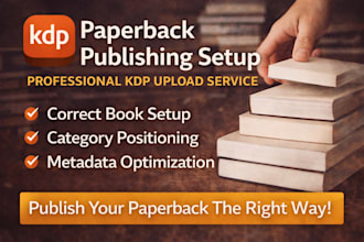 publish your paperback book on KDP with proper setup visibility optimization