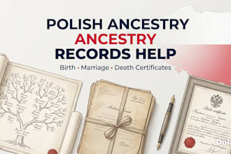 help you obtain polish birth, marriage or death records for genealogy