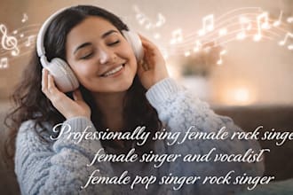 be your pro female session vocalist and songwriter