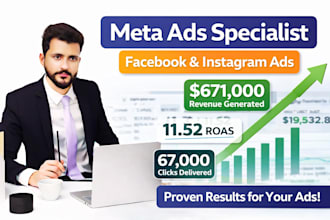 be your meta ads specialist for facebook and instagram ads