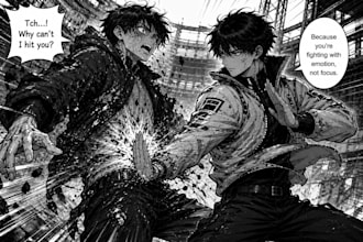 draw anime manga comic book illustration pro shading cinematic illustrations