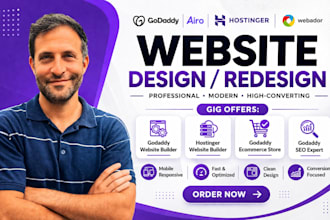 develop godaddy website design godaddy website redesign godaddy website builder