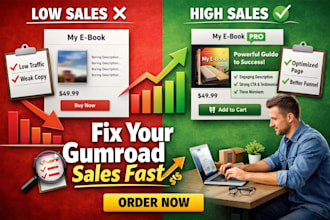 audit your gumroad product and fix low sales issues fast