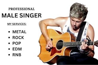 be your male metal singer heavy metal rock singer scream metal singer rock vocal