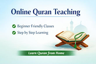 teach quran online with tajweed