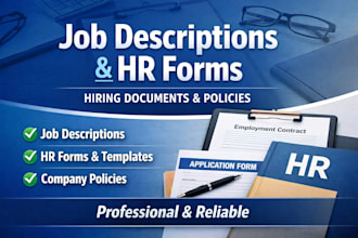 write review create HR forms hiring job descriptions postings policies indeed