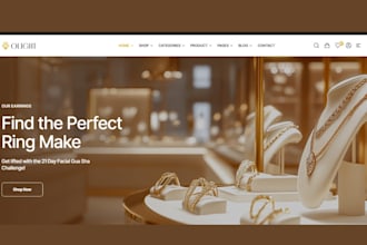 design jewelry website jewelry store jewelry shopify necklace store jewellery