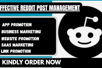 do organic reddit marketing to promote ecommerce website, ai app, product link