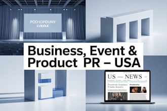 write and distribute business event and product news press release in USA