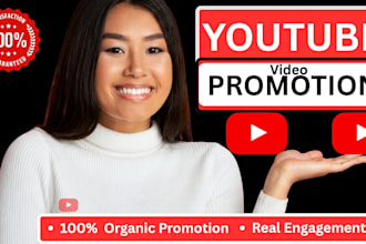 organically promote youtube channel real growth engagement