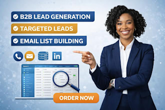 do b2b lead generation targeted leads email list and prospect list