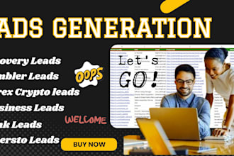 provide forex leads, targeted recovery leads, mlm from any country