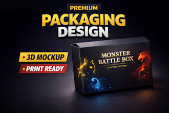 design carton box packaging for food and beverage products