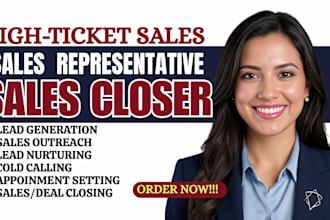 be sales closer commission based closer salesperson b2b sales representative