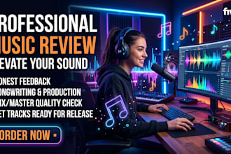 professionally review your music and give honest feedback