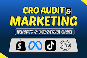 promote shopify beauty store with shopify marketing sales funnel and facebook ad