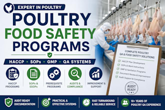 create and review poultry programs