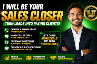 do high ticket sales closer saas sales representative