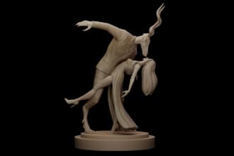 sculpt a 3d model for printing