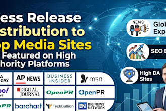 distribute press release to USA news and global media site